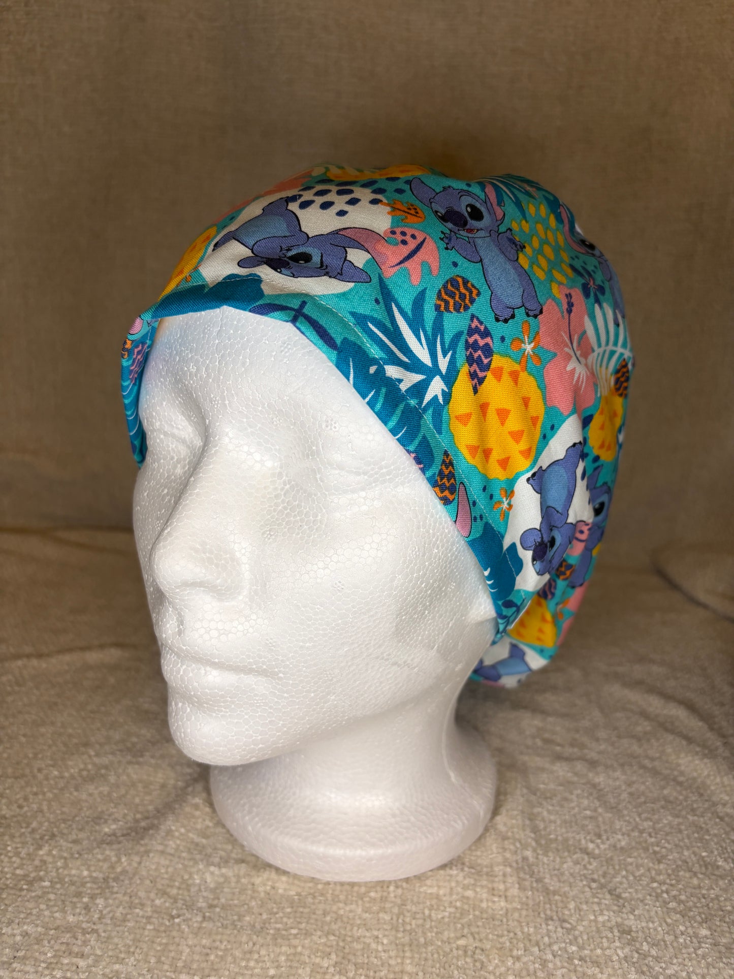 Stitch Summer Euro Scrub Cap