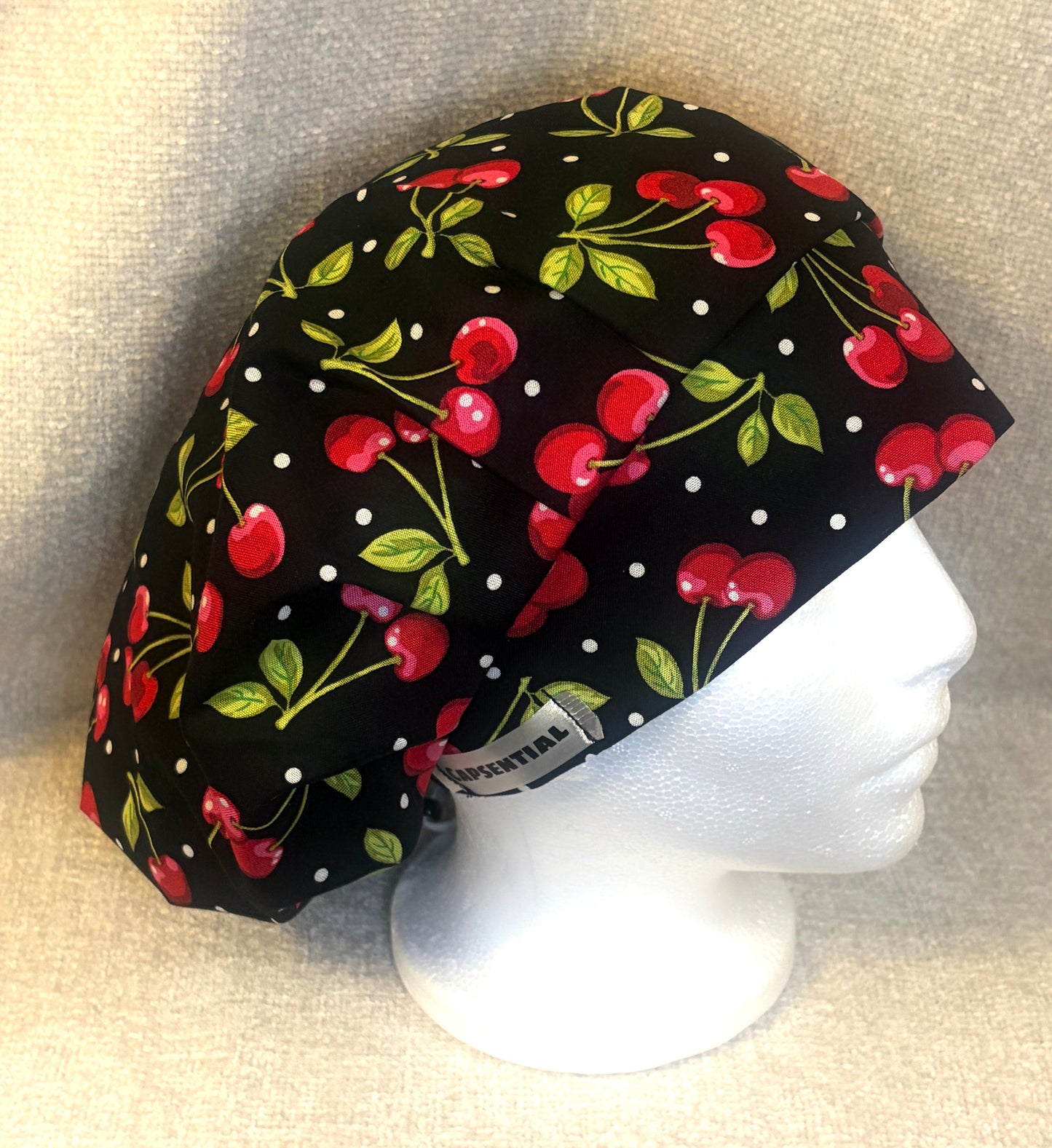 Bouffant/Ponytail: Cherries