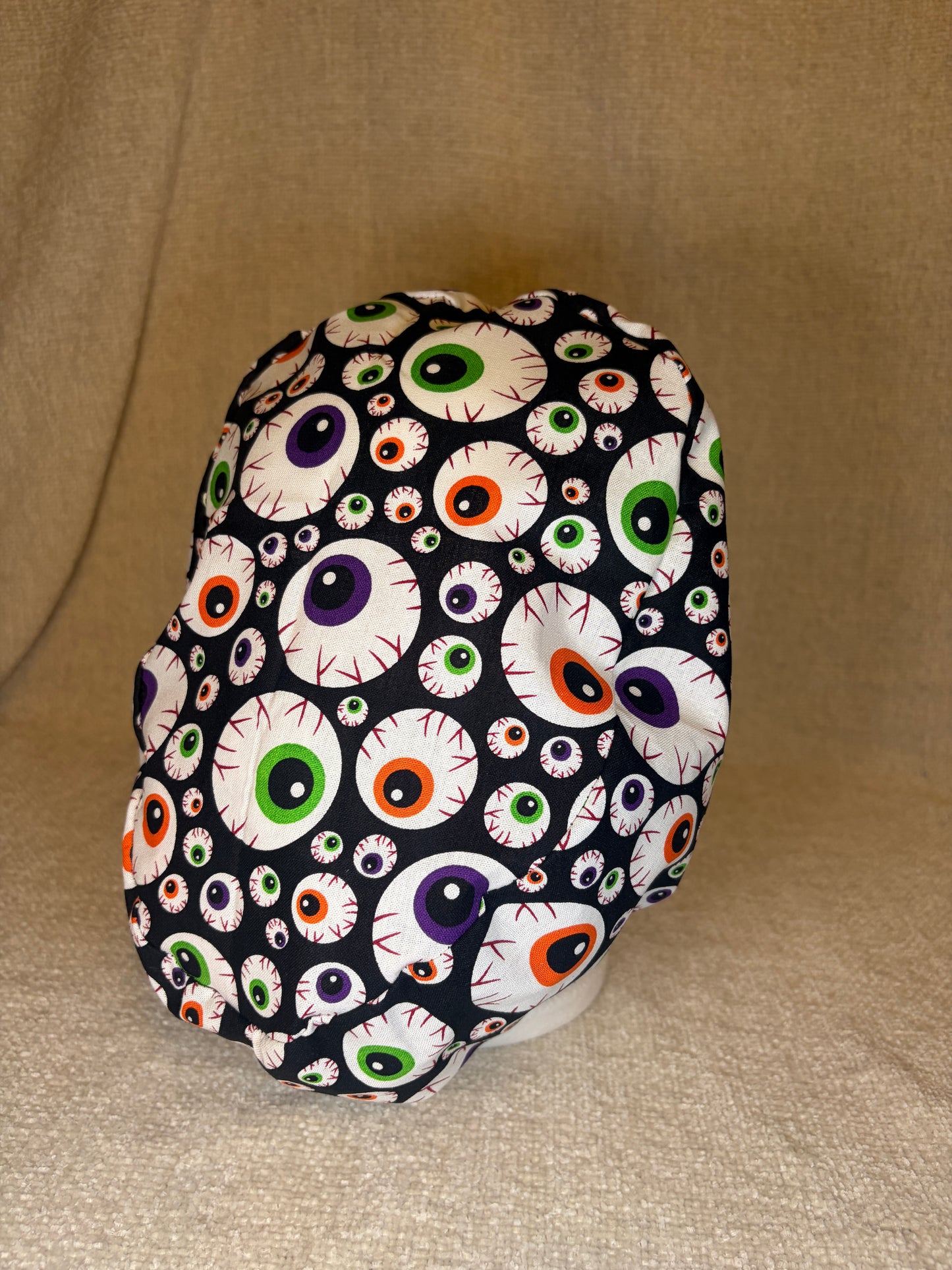 Spooky Eyes Scrub Cap – Euro Style | Capsential