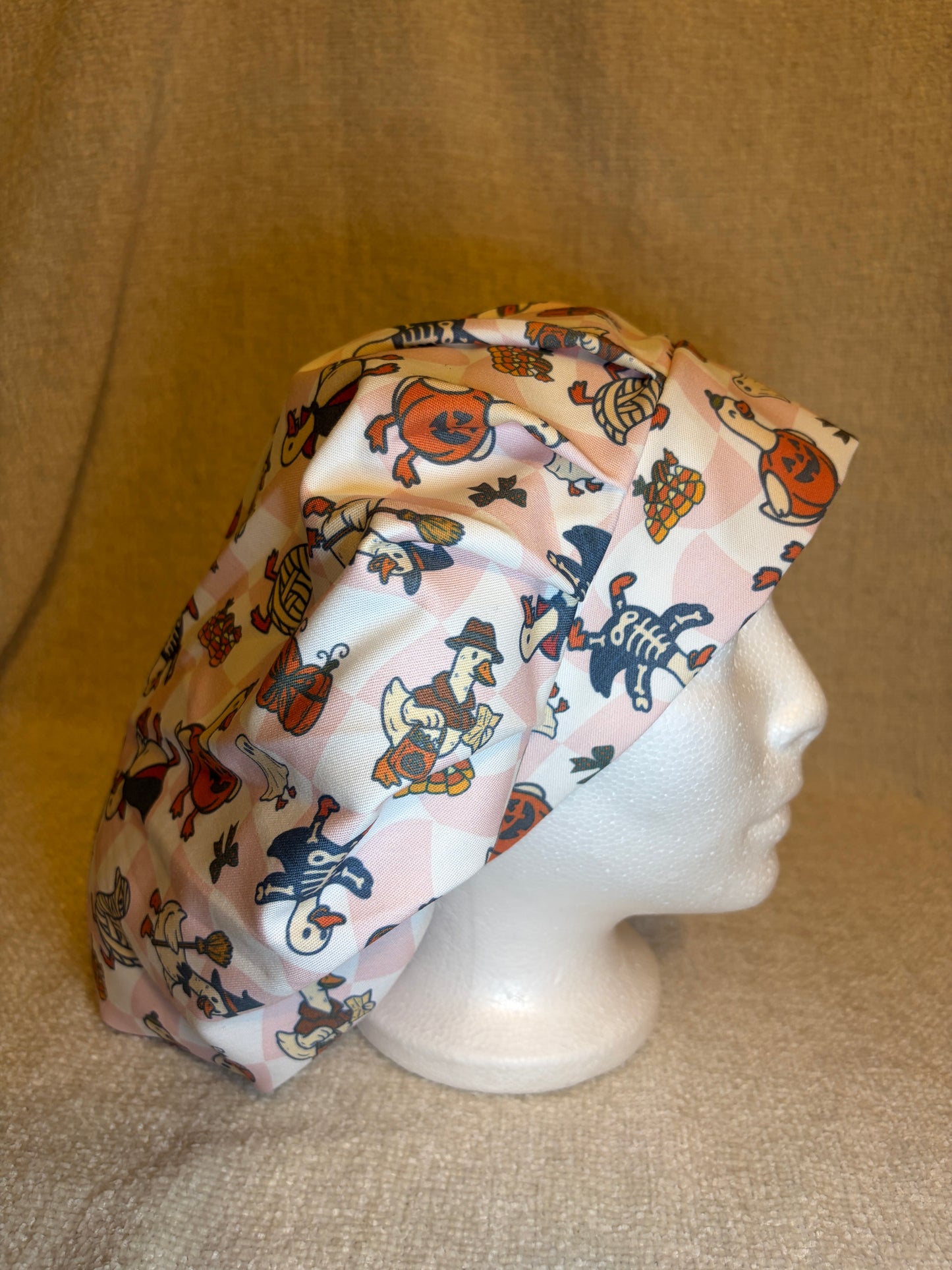 Spooky Goose Scrub Cap – Bouffant Style | Capsential Select