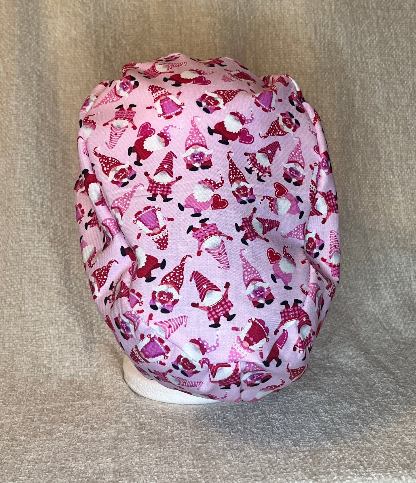 Valentine Gnomes Euro Scrub Cap