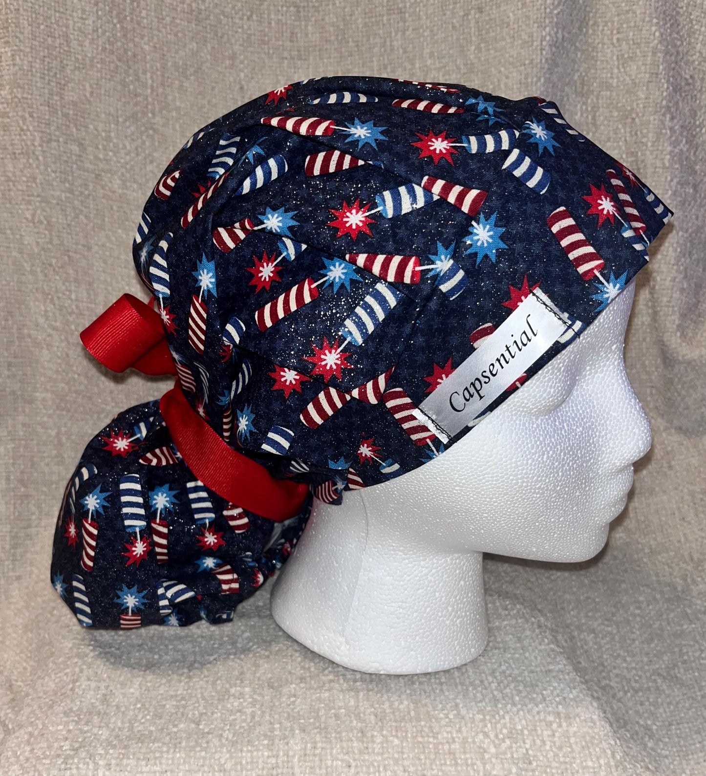 Bouffant/Ponytail: Fireworks