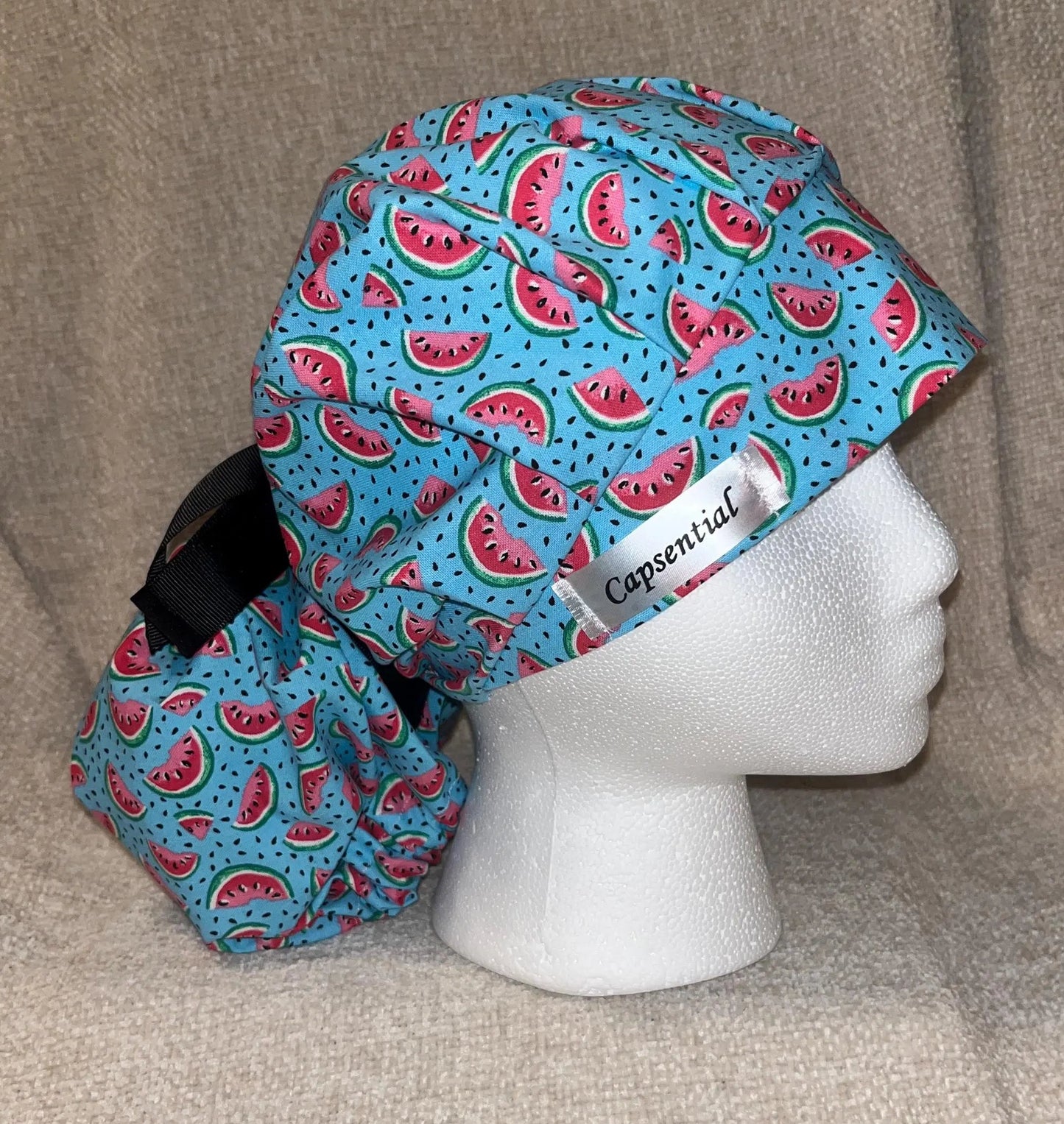 Bouffant/Ponytail: Watermelons
