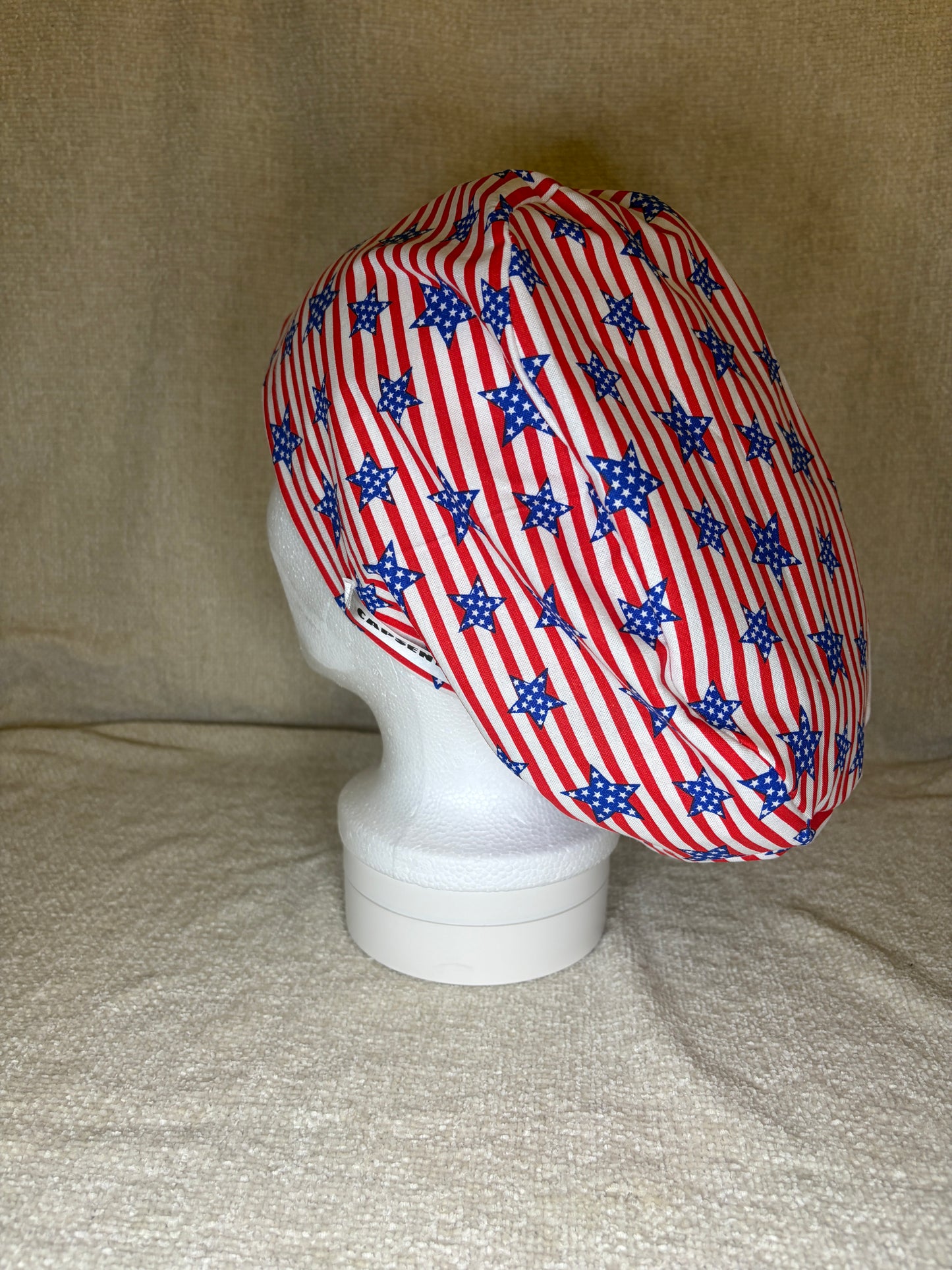 Stars and Stripes Euro Scrub Cap