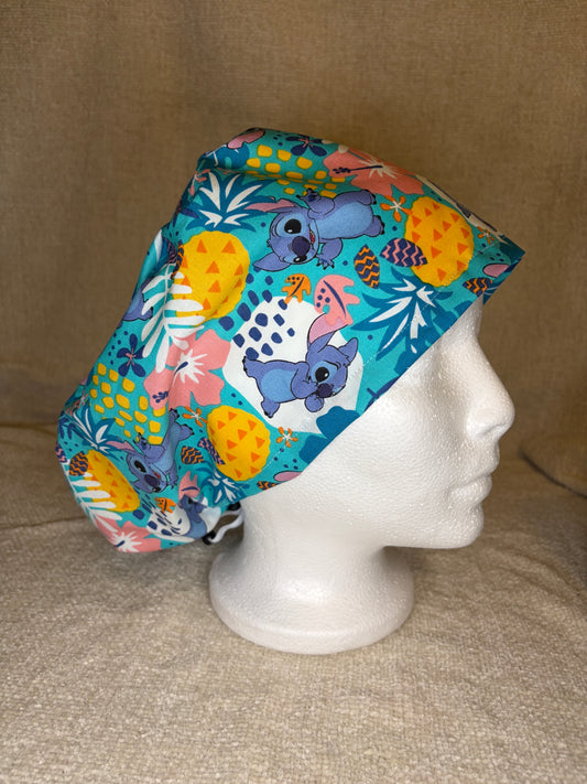 Stitch Summer Euro Scrub Cap