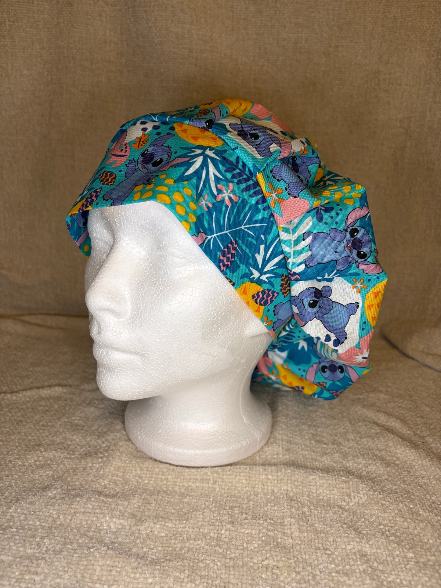 Stitch Summer Bouffant Scrub Cap