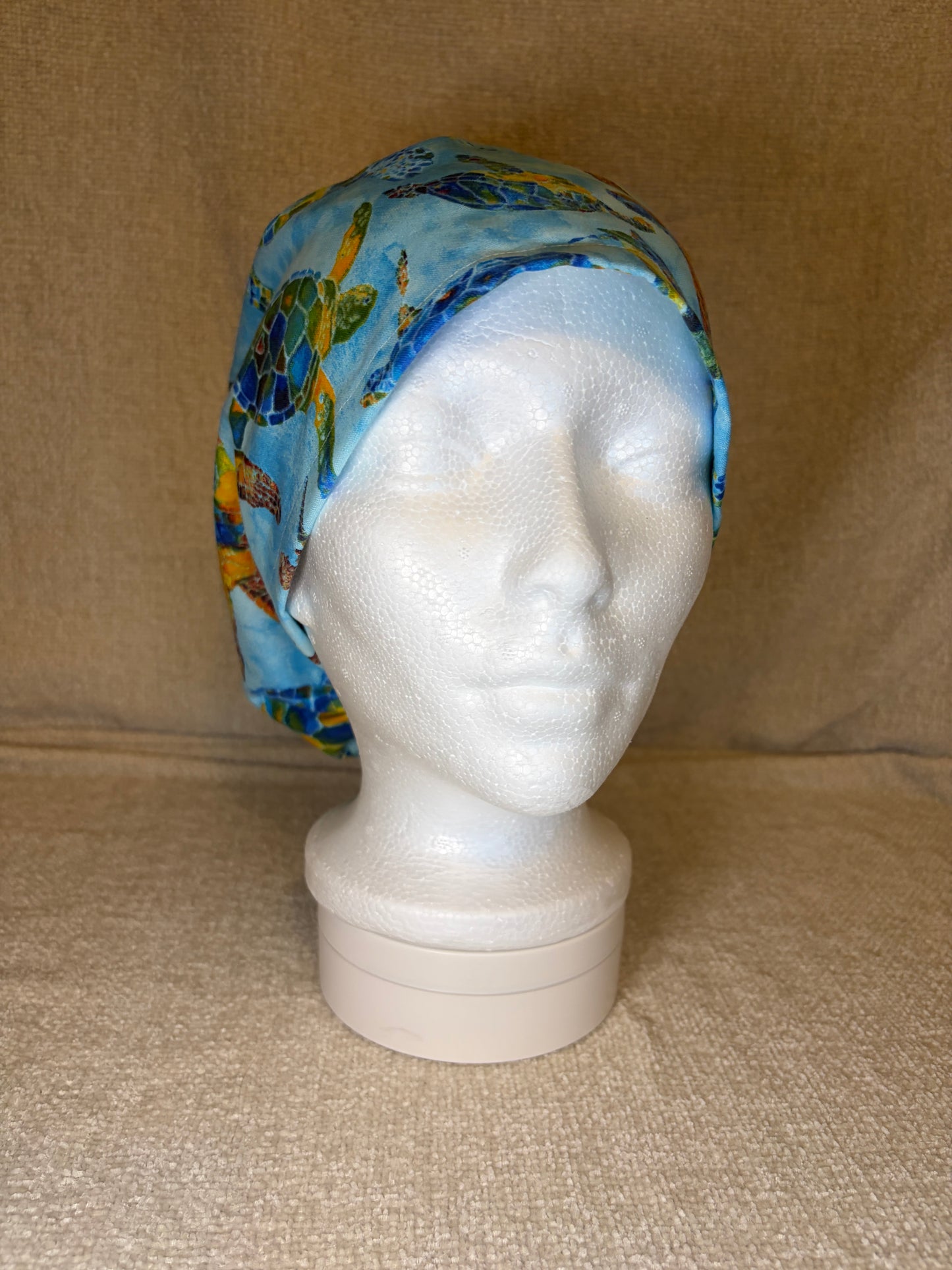 Sea Turtles Euro Scrub Cap