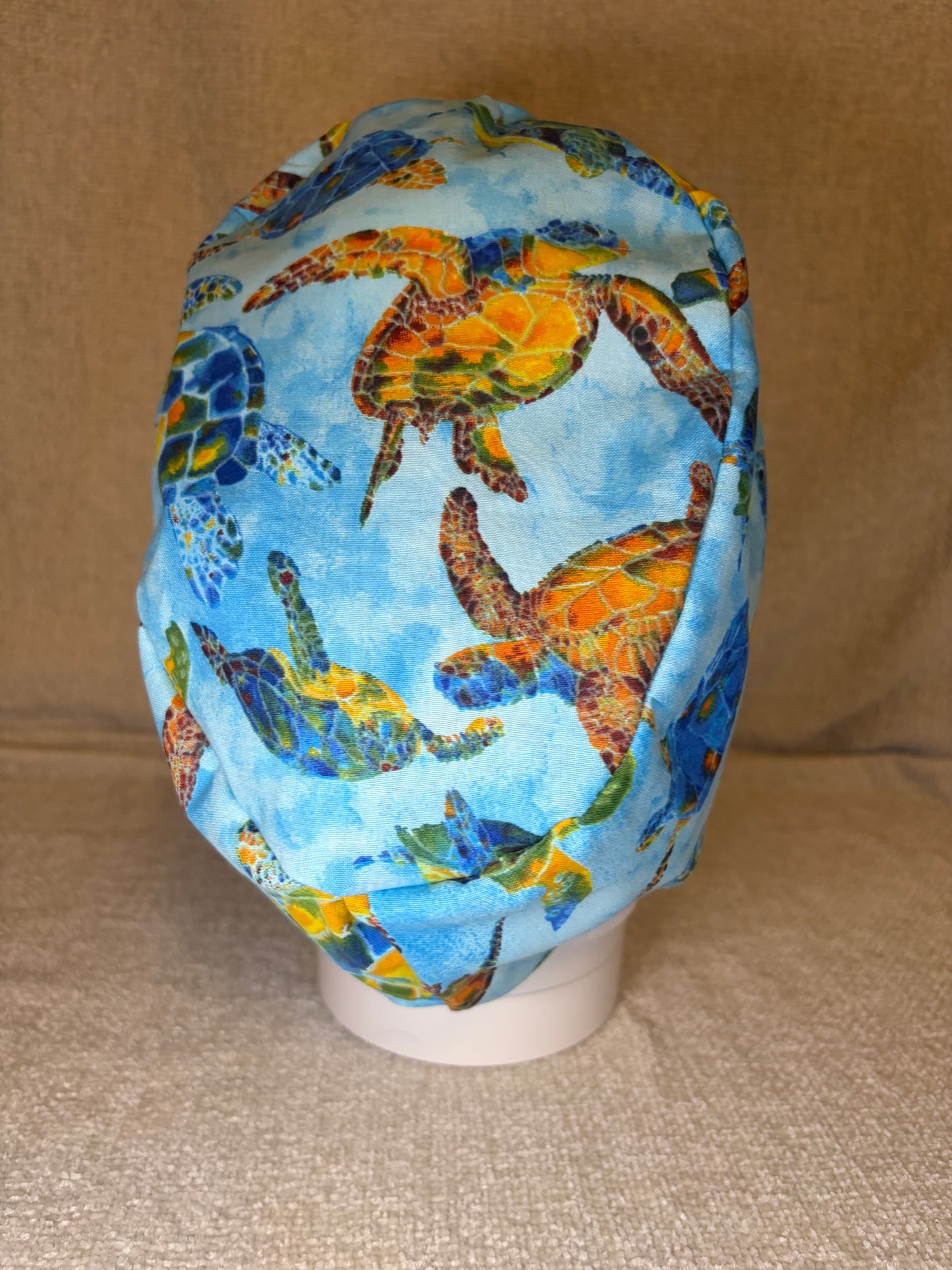 Sea Turtles Euro Scrub Cap