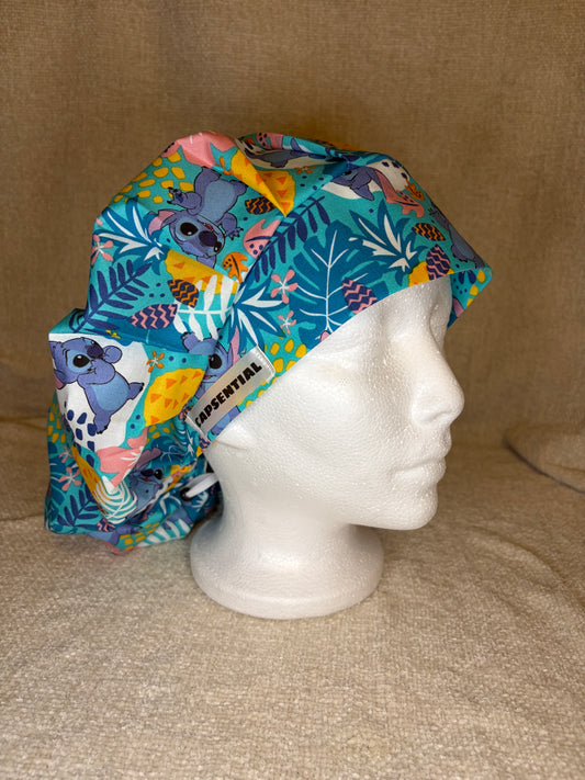 Stitch Summer Bouffant Scrub Cap