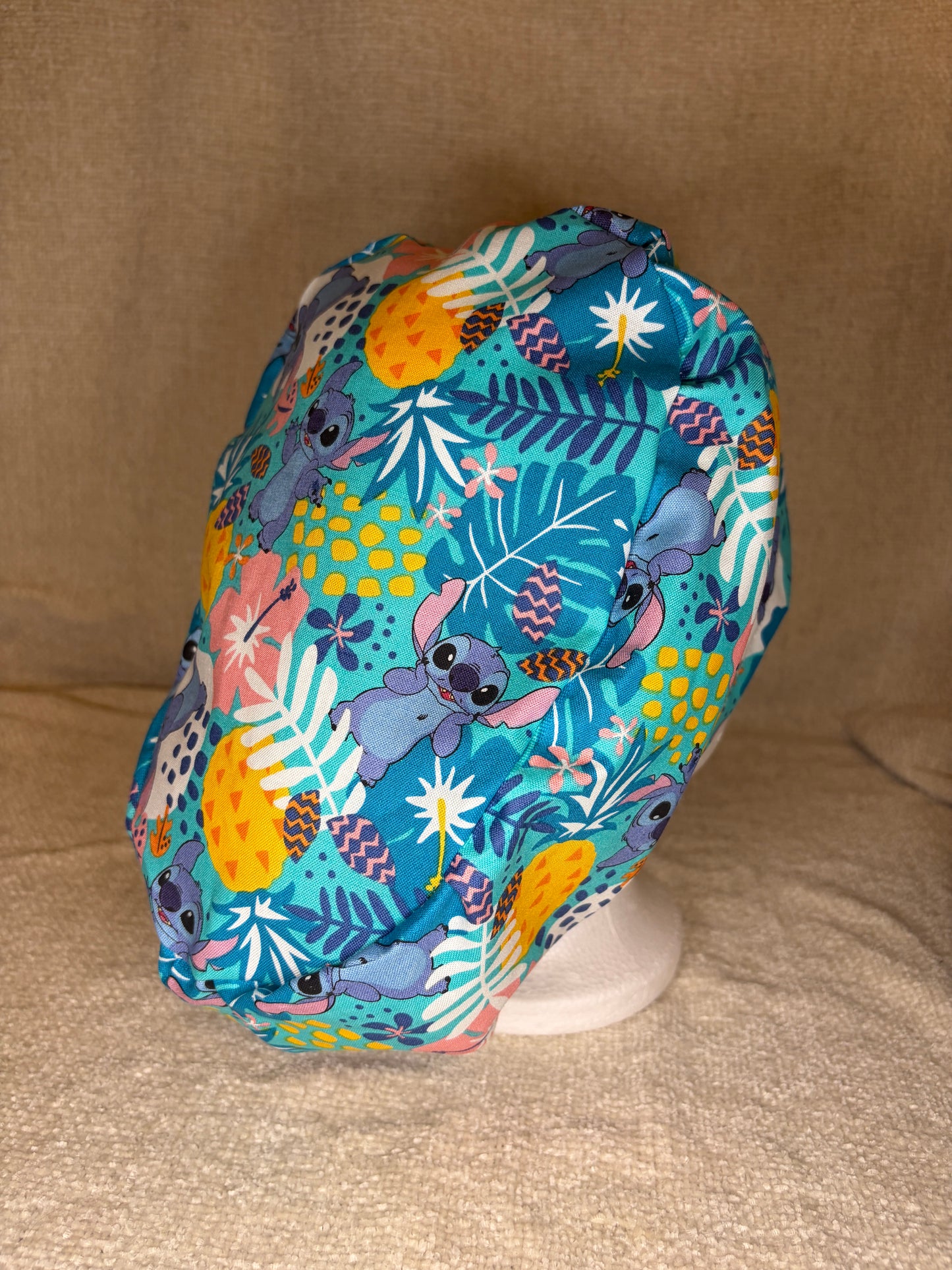 Stitch Summer Euro Scrub Cap