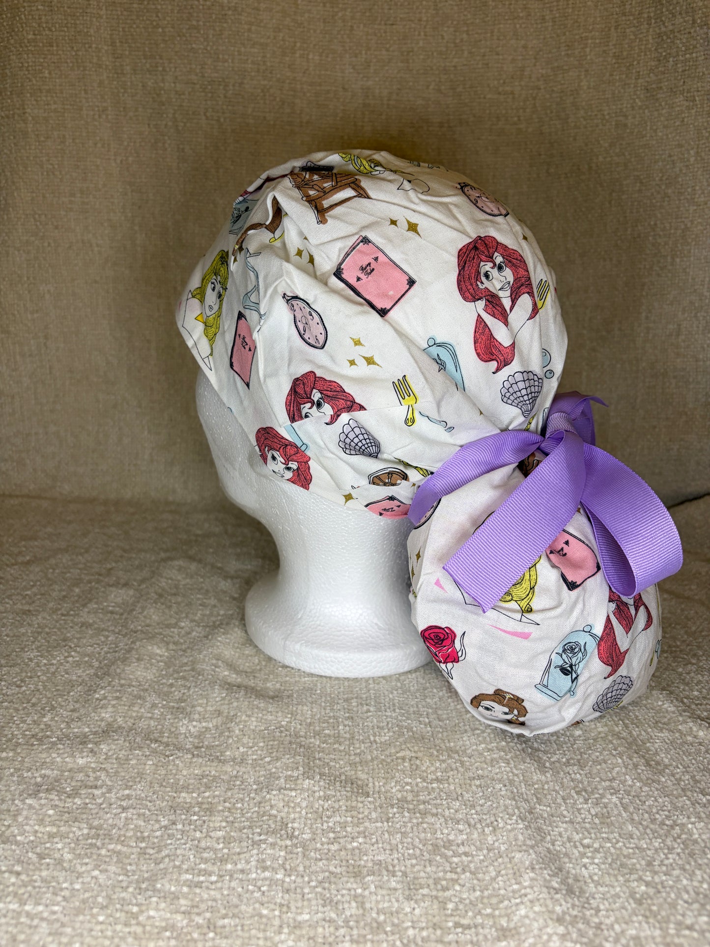 Disney Princess Bouffant Scrub Cap