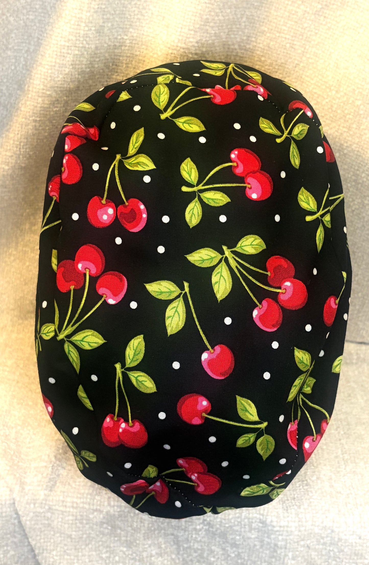 Cherries Euro Scrub Cap