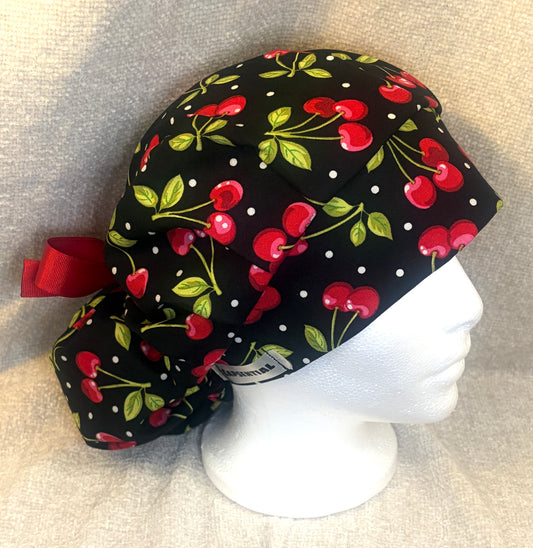Bouffant/Ponytail: Cherries