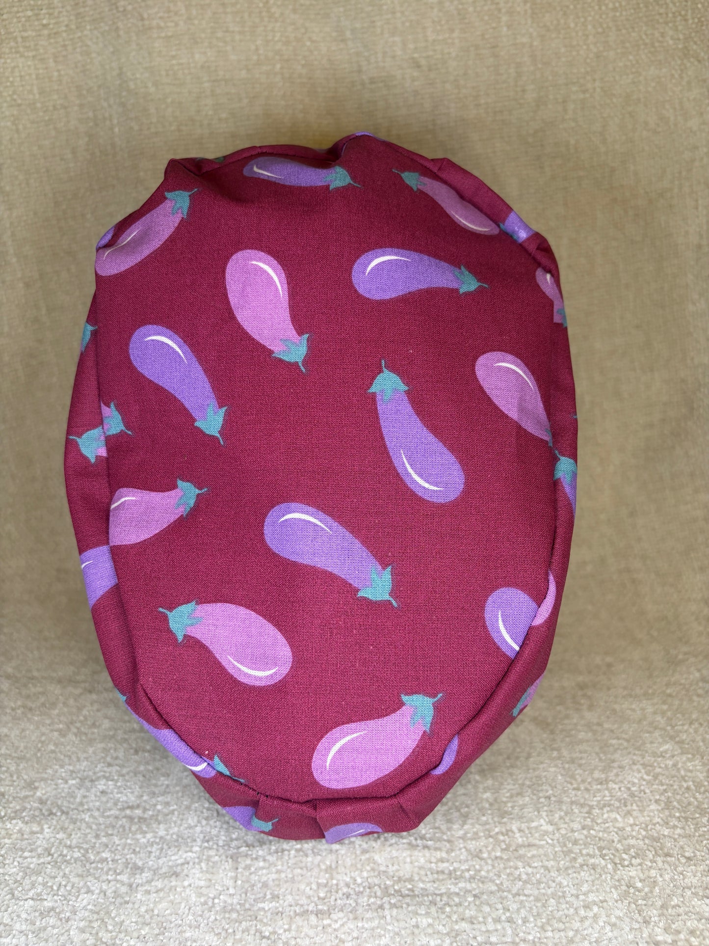 Eggplant Euro Scrub Cap