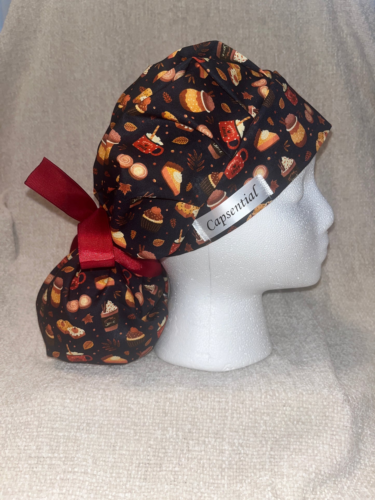 Bouffant/Ponytail: Pumpkin Spice
