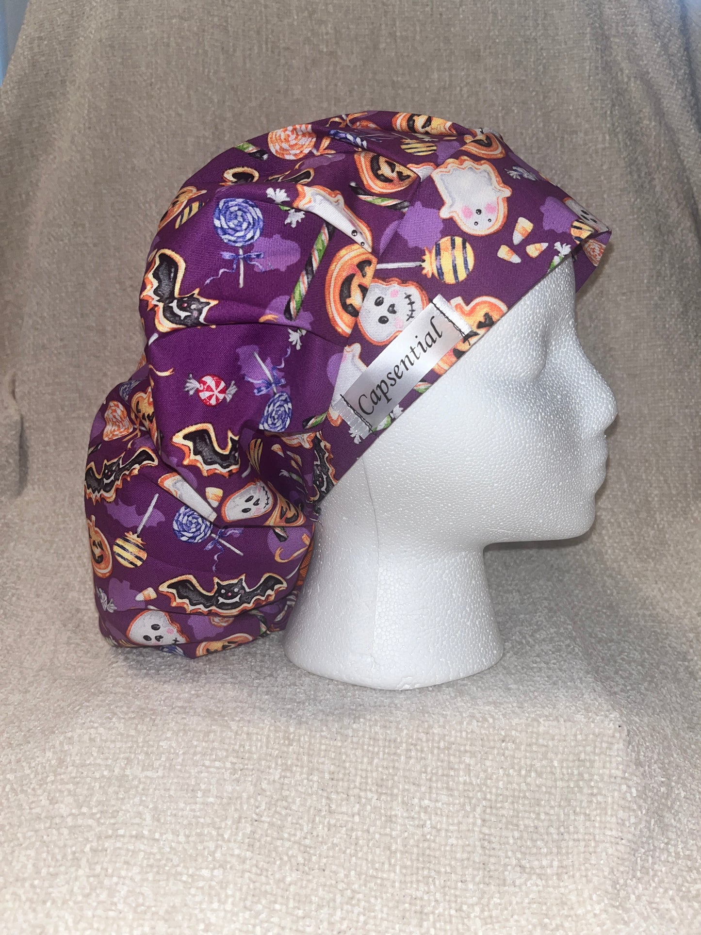 Bouffant/Ponytail: Halloween Candy
