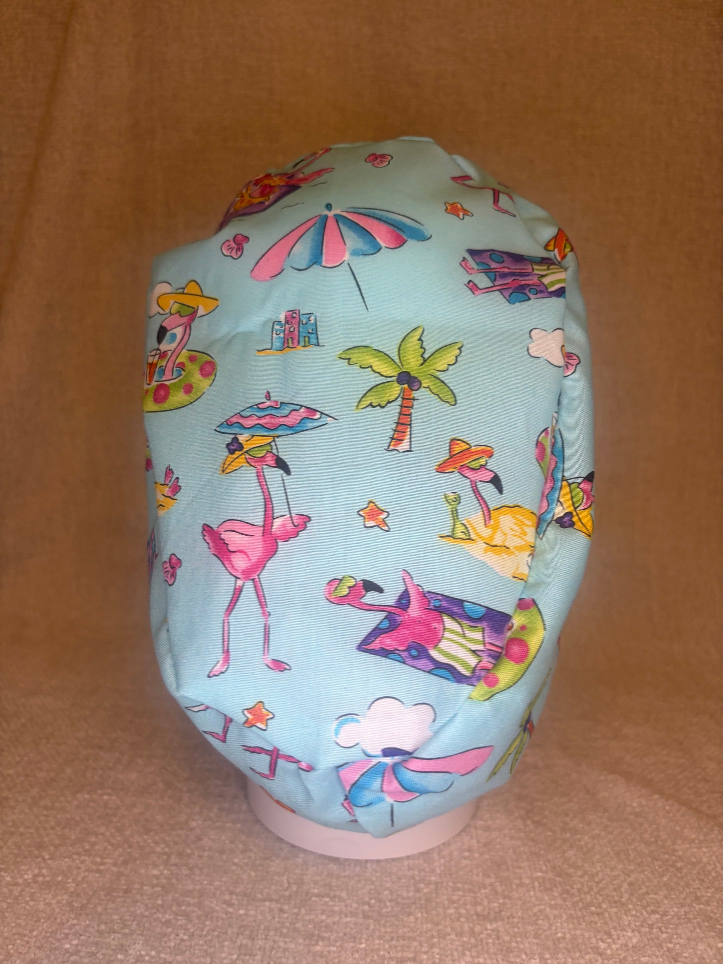 Flamingo & Chill Euro Scrub Cap