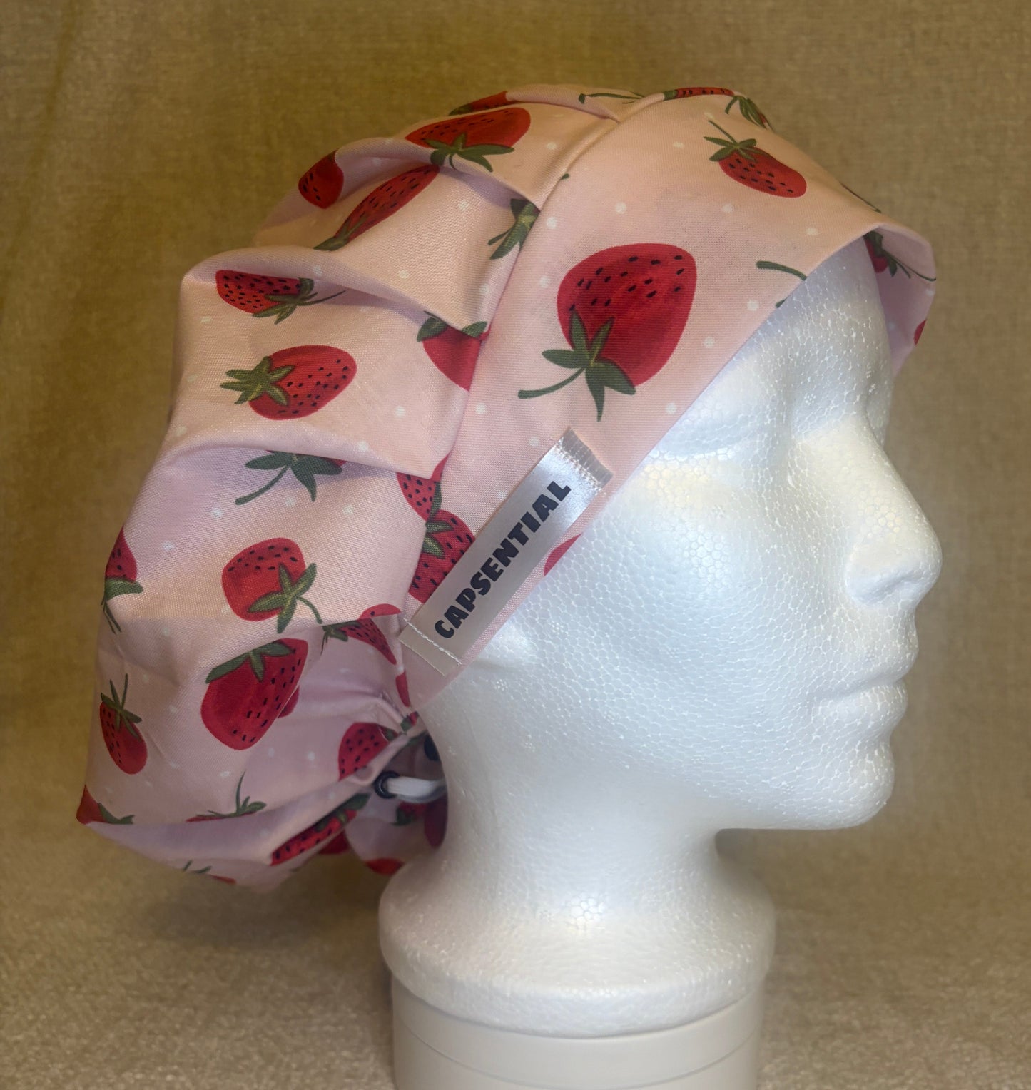Bouffant/Ponytail: Strawberries