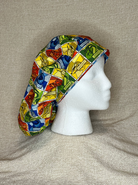 Bouffant/Ponytail: Harry Potter Stained Glass