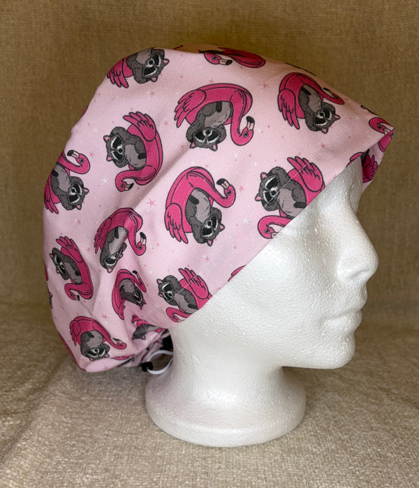 Raccoon Floatie Euro Select Scrub Cap