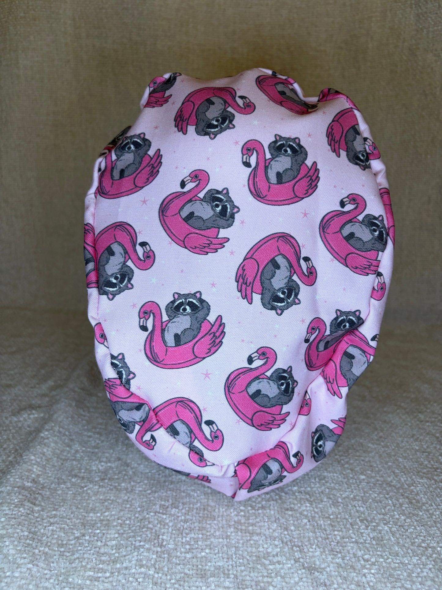 Raccoon Floatie Euro Scrub Cap — Capsential Select