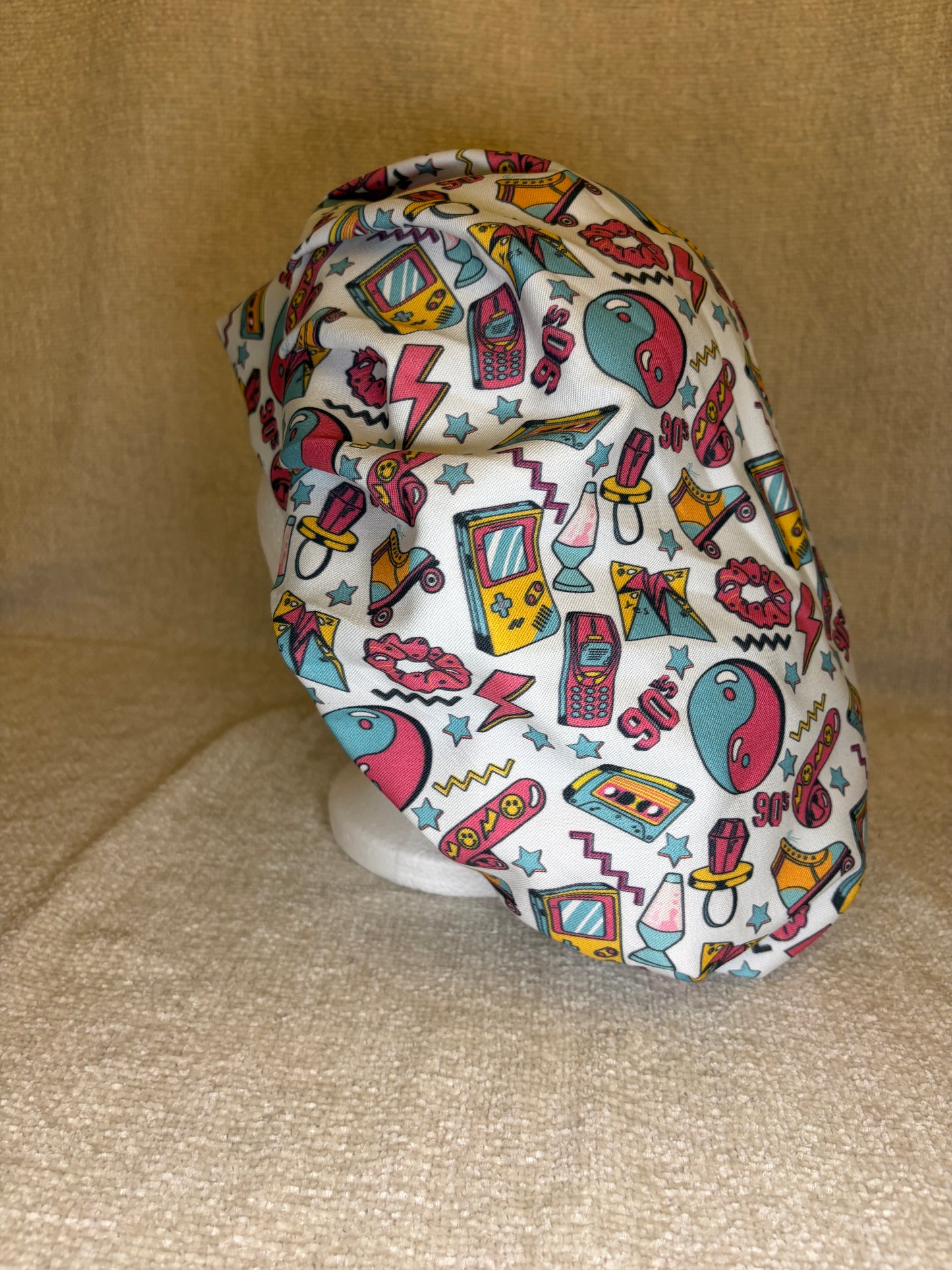90s Vibe Bouffant Scrub Cap — Capsential Select