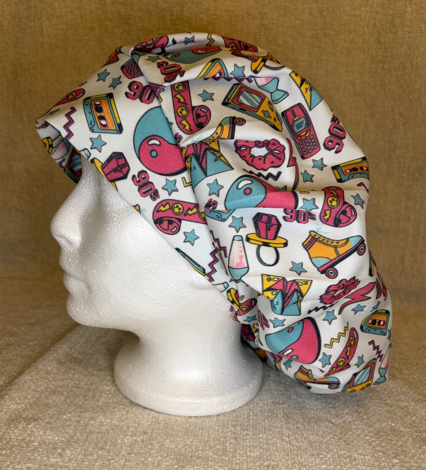 90s Vibe Bouffant Scrub Cap — Capsential Select