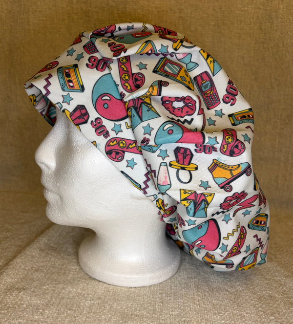 90s Vibe Bouffant Select Scrub Cap