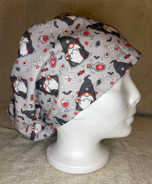 Vampire Gnome Euro Scrub Cap | Trick or Treat Halloween Print