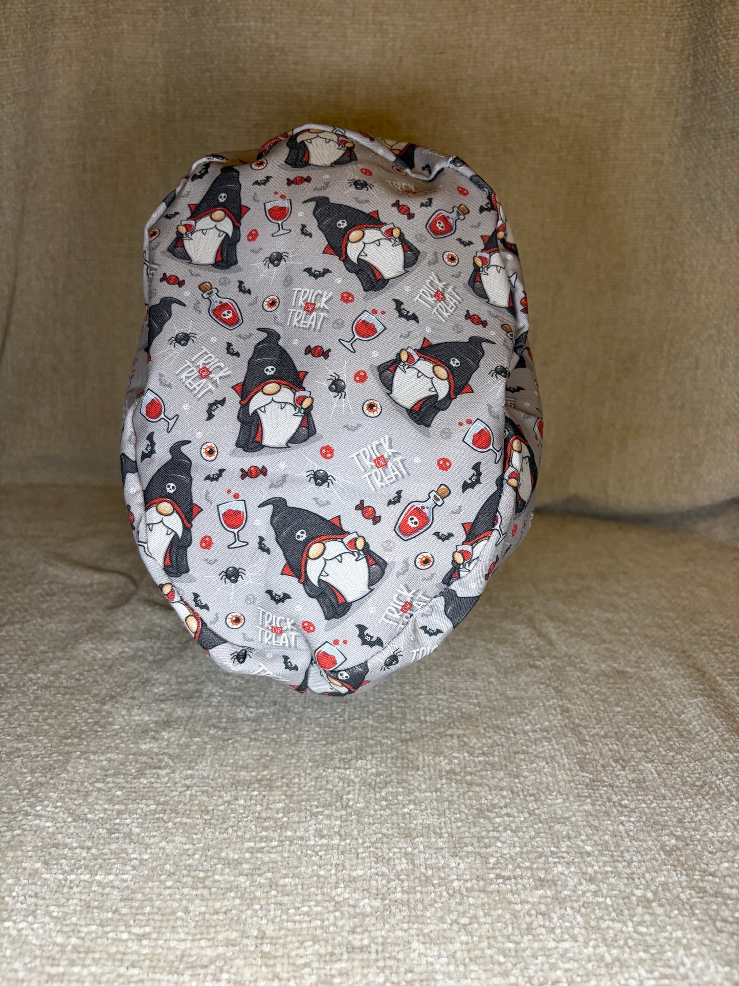 Vampire Gnome Euro Scrub Cap | Trick or Treat Halloween Print