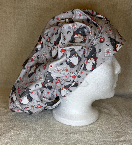 Vampire Gnome Bouffant Scrub Cap | Trick or Treat Halloween Print