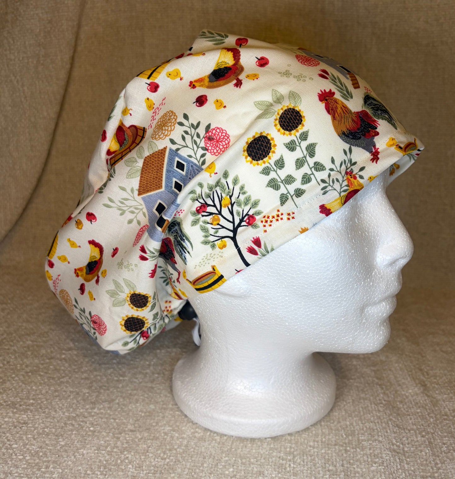 Farmhouse Harvest Scrub Cap – Euro Style | Capsential