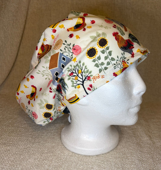 Farmhouse Harvest Scrub Cap – Euro Style | Capsential