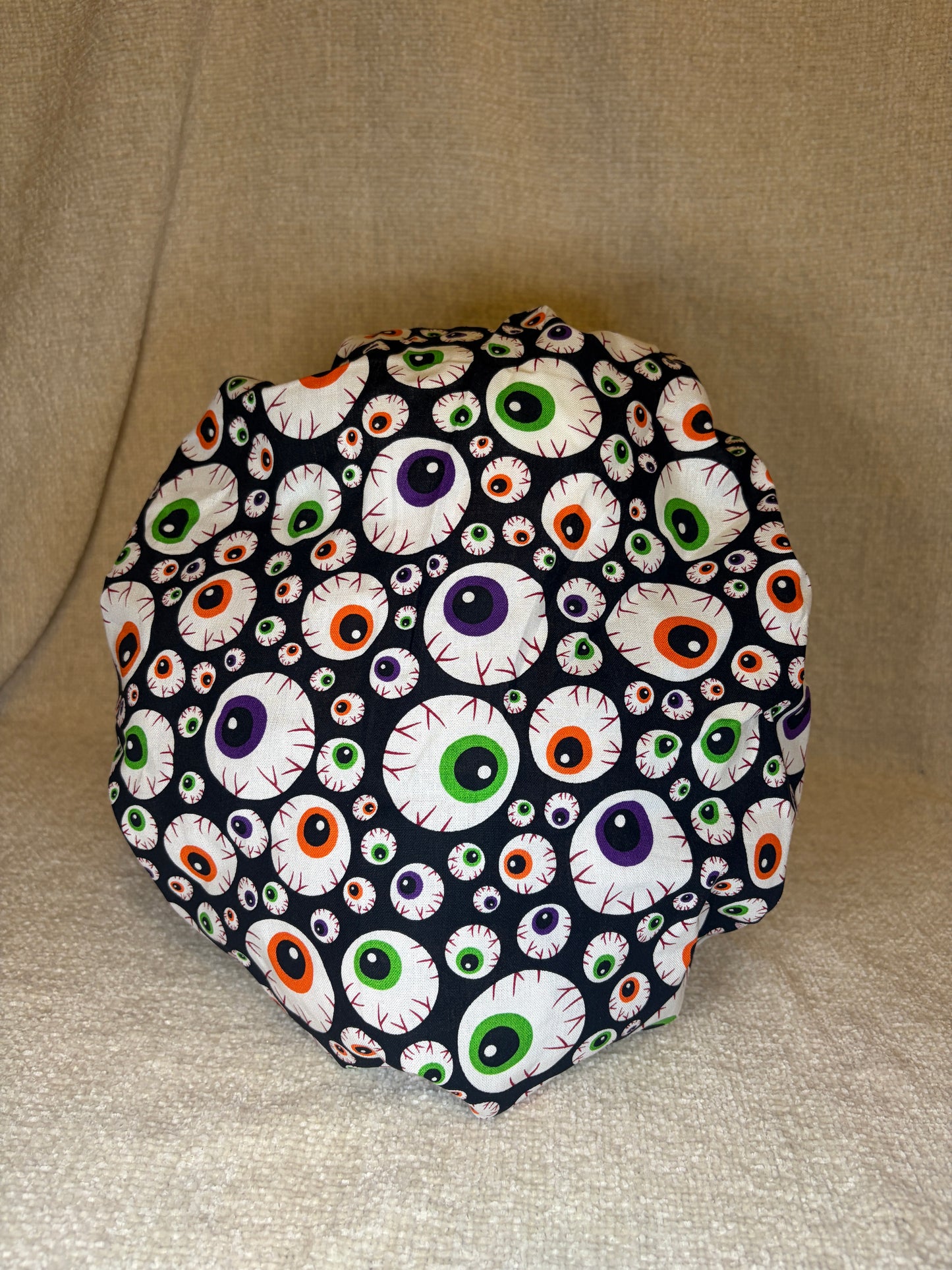 Spooky Eyes Scrub Cap – Bouffant Style | Capsential