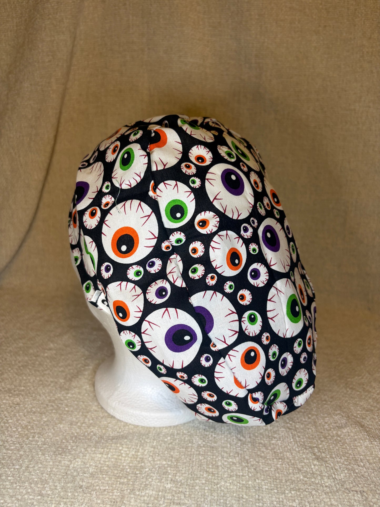 Spooky Eyes Scrub Cap – Euro Style | Capsential