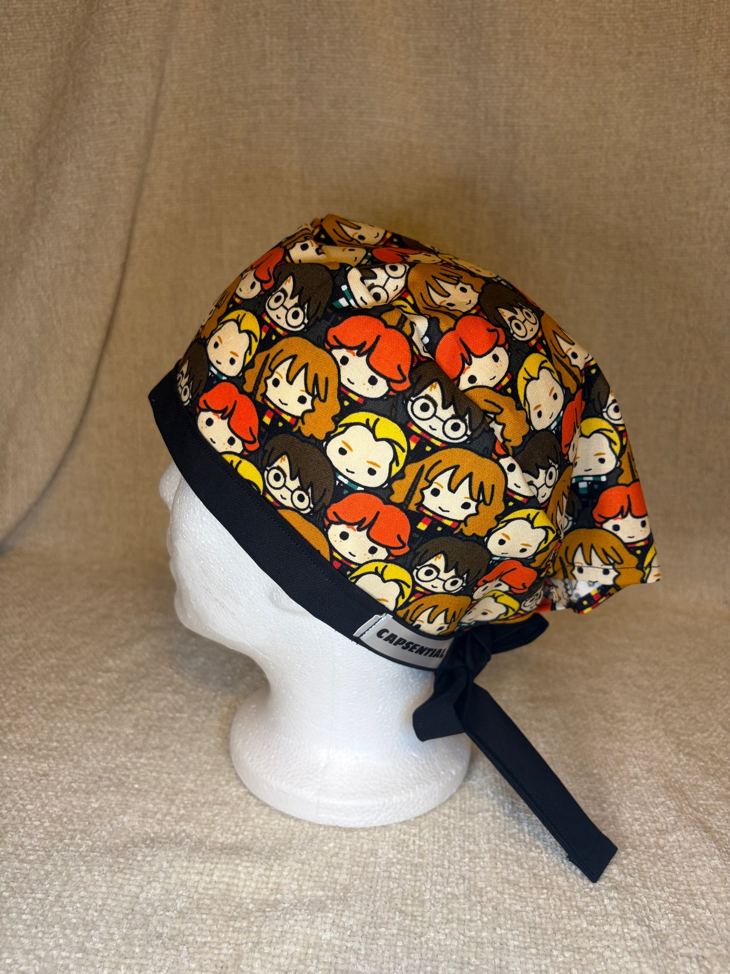 Magic Academy Crew Scrub Cap – Tie-Back Style | Capsential
