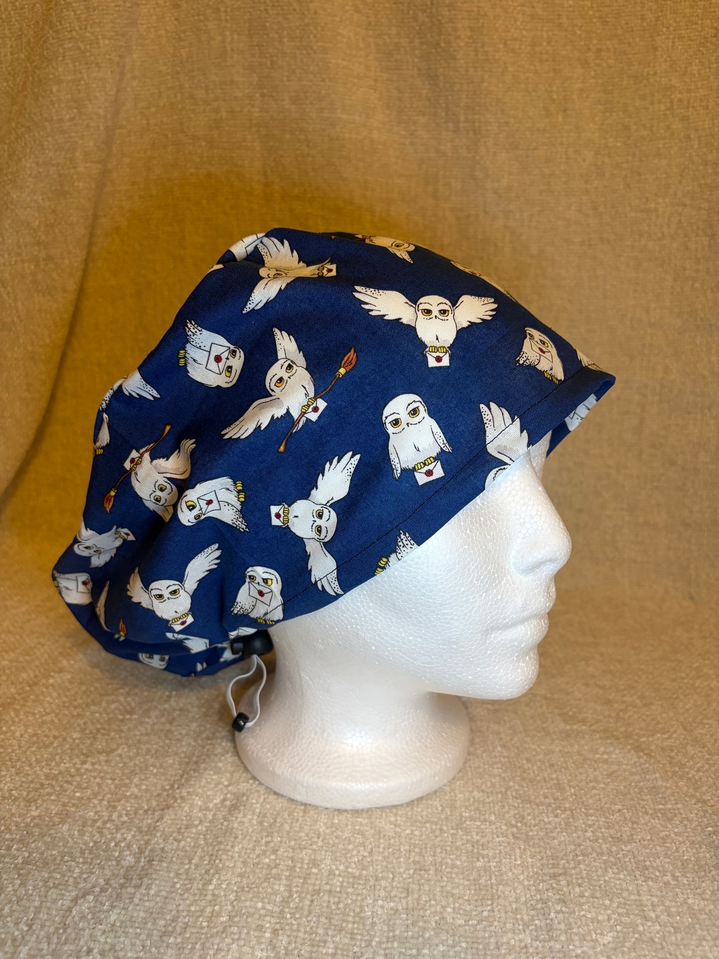 Messenger Owl Scrub Cap – Euro Style | Capsential