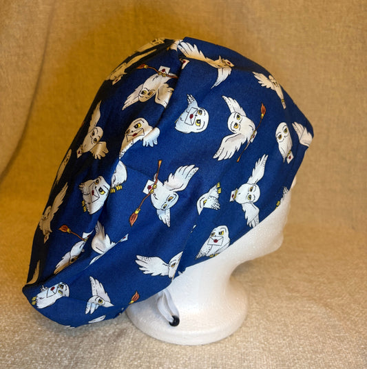 Messenger Owl Scrub Cap – Euro Style | Capsential