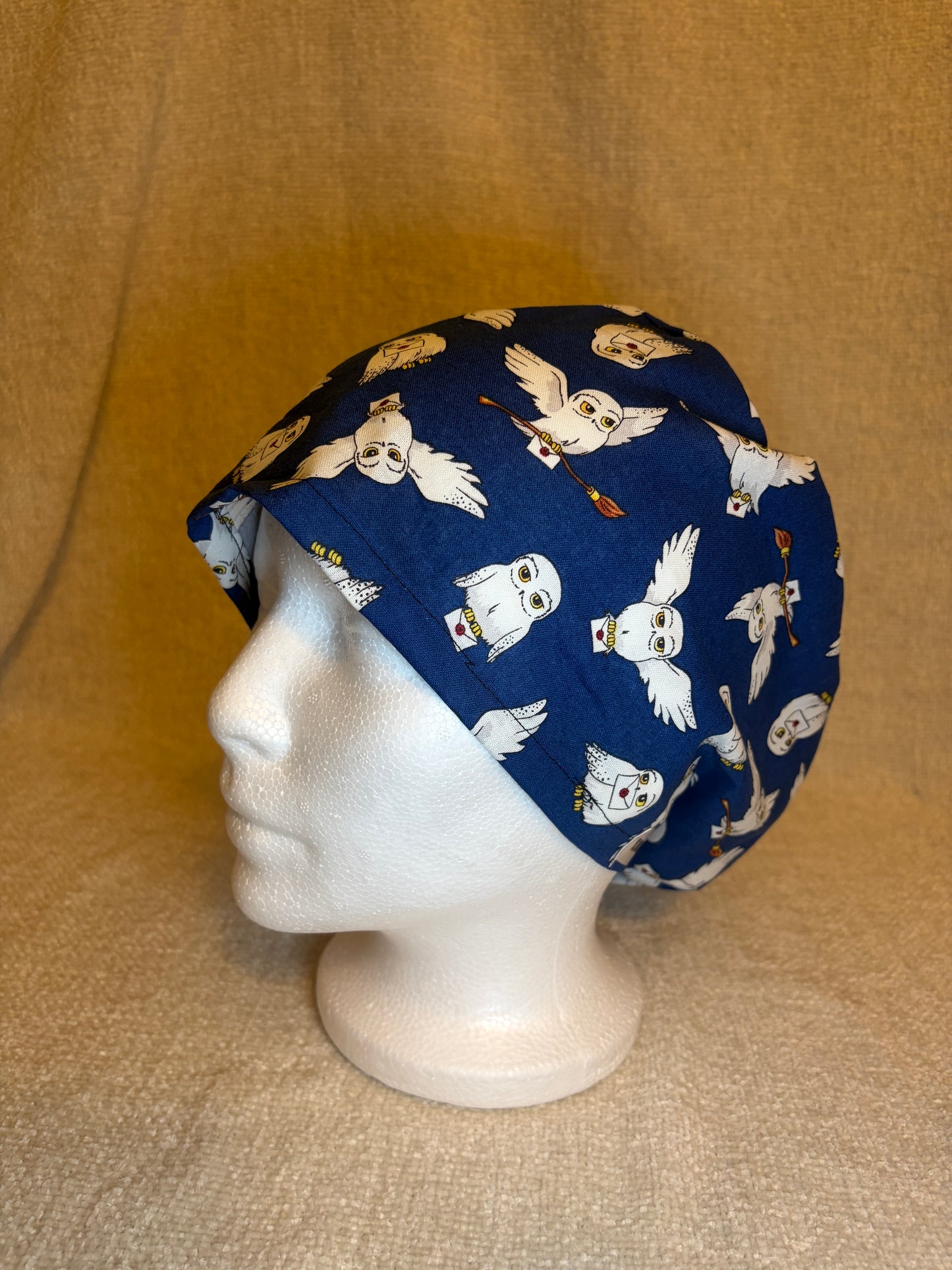 Messenger Owl Scrub Cap – Euro Style | Capsential