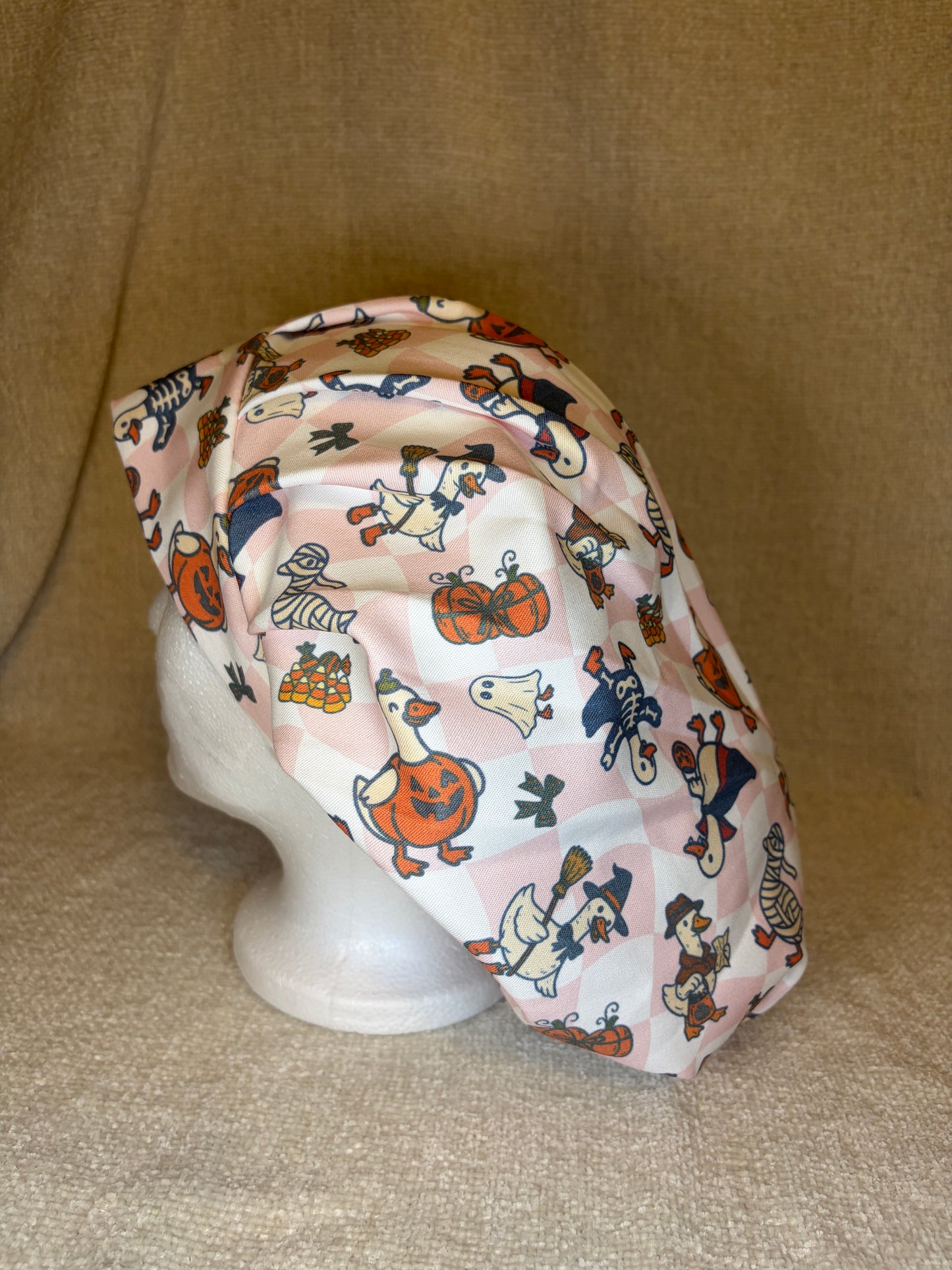Spooky Goose Scrub Cap – Bouffant Style | Capsential Select