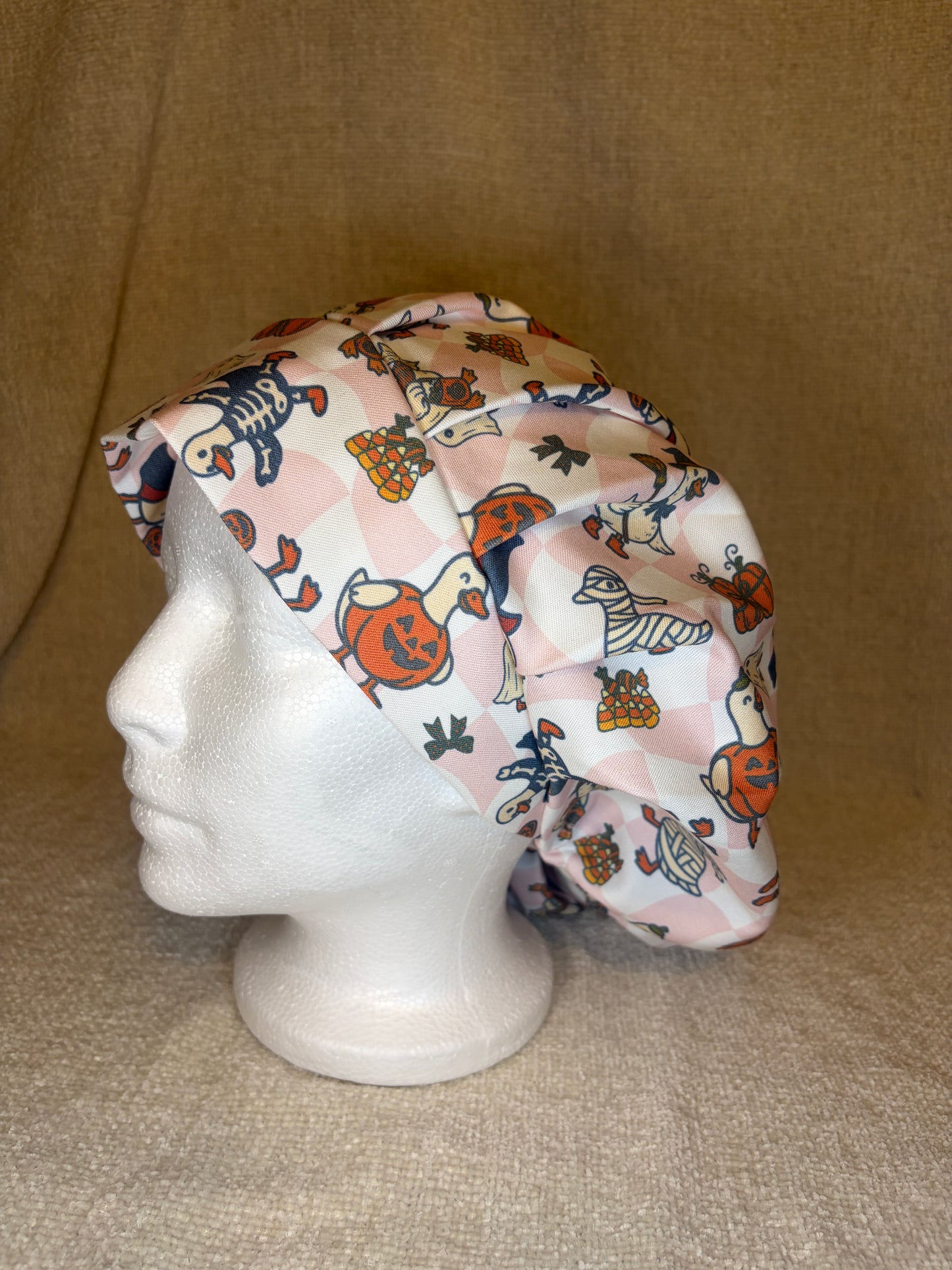 Spooky Goose Scrub Cap – Bouffant Style | Capsential Select
