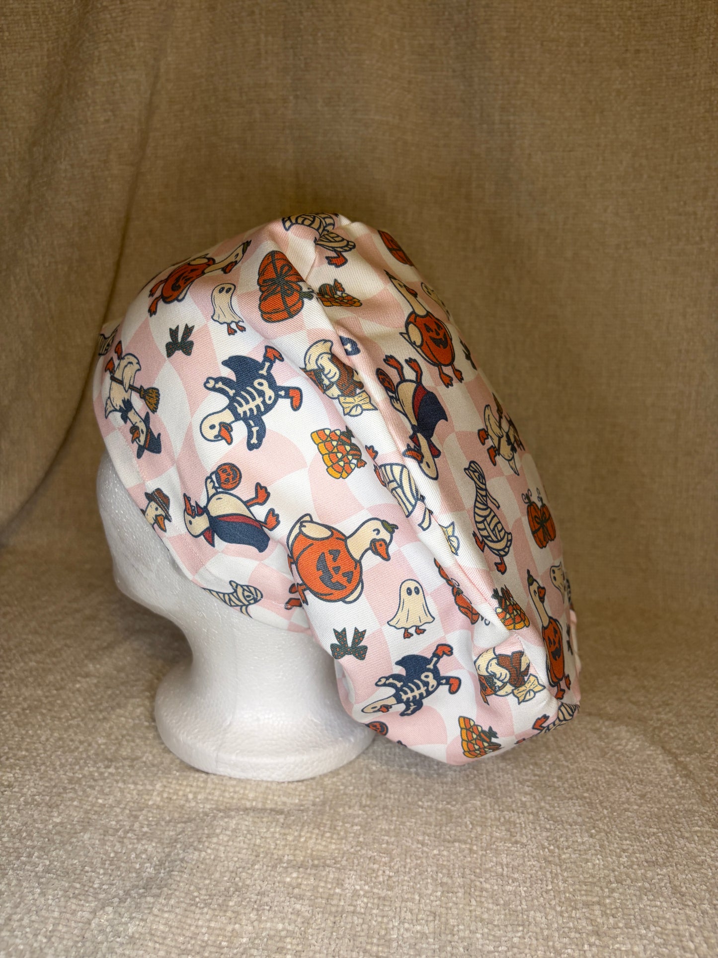 Spooky Goose Scrub Cap – Euro Style | Capsential Select