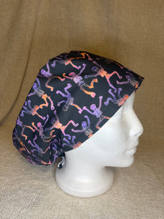 Dancing Skeletons Scrub Cap – Euro Style | Capsential Select