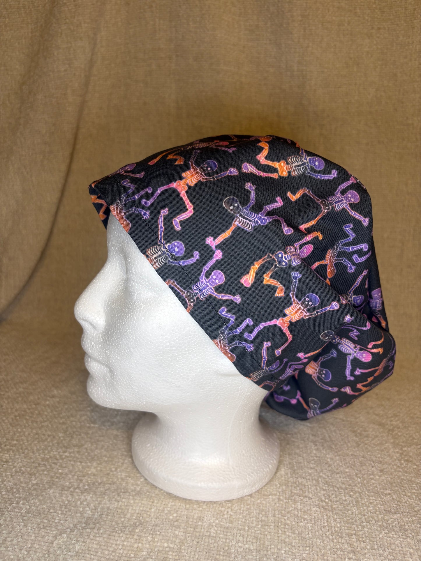 Dancing Skeletons Scrub Cap – Euro Style | Capsential Select