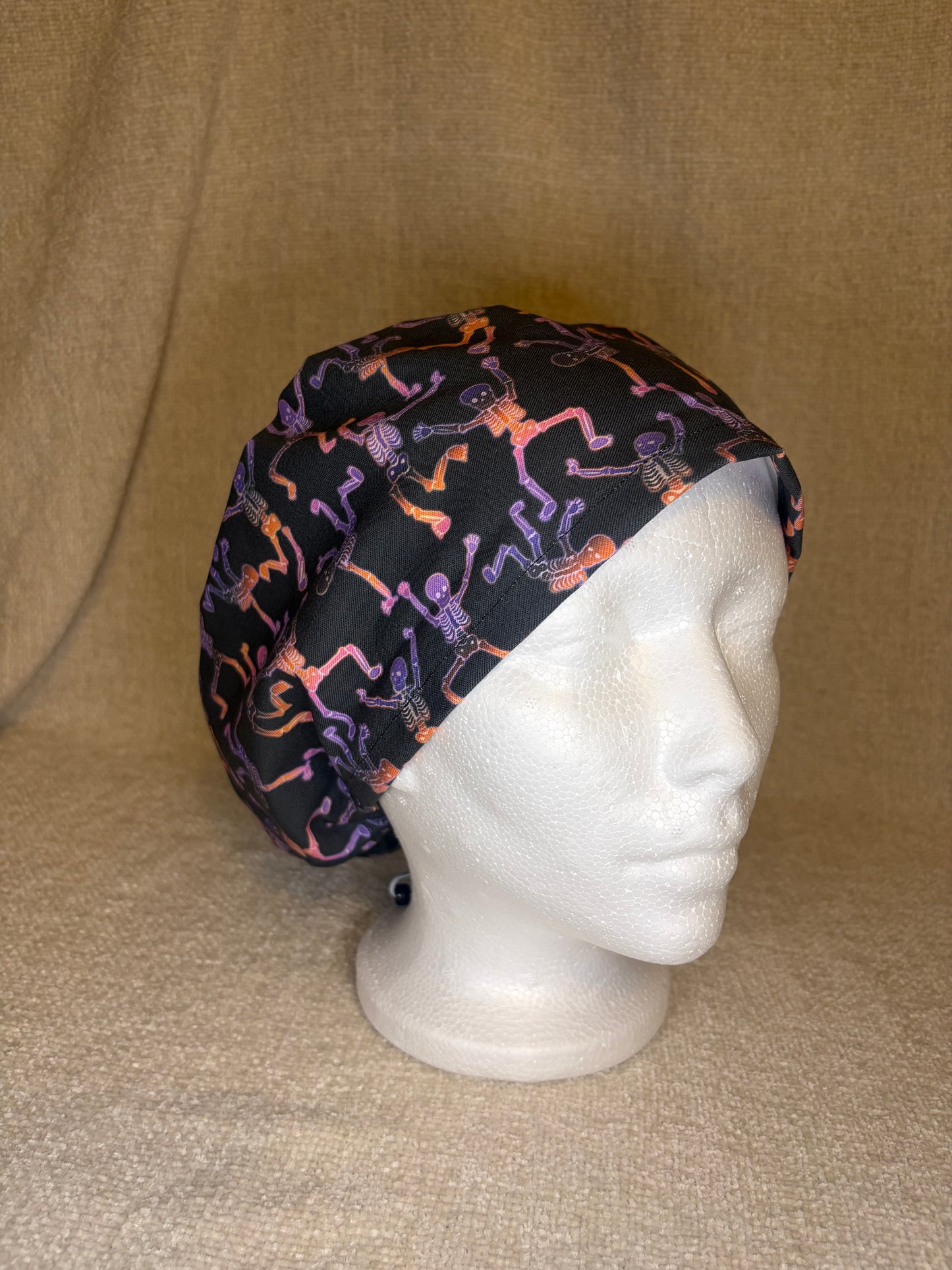 Dancing Skeletons Scrub Cap – Euro Style | Capsential Select