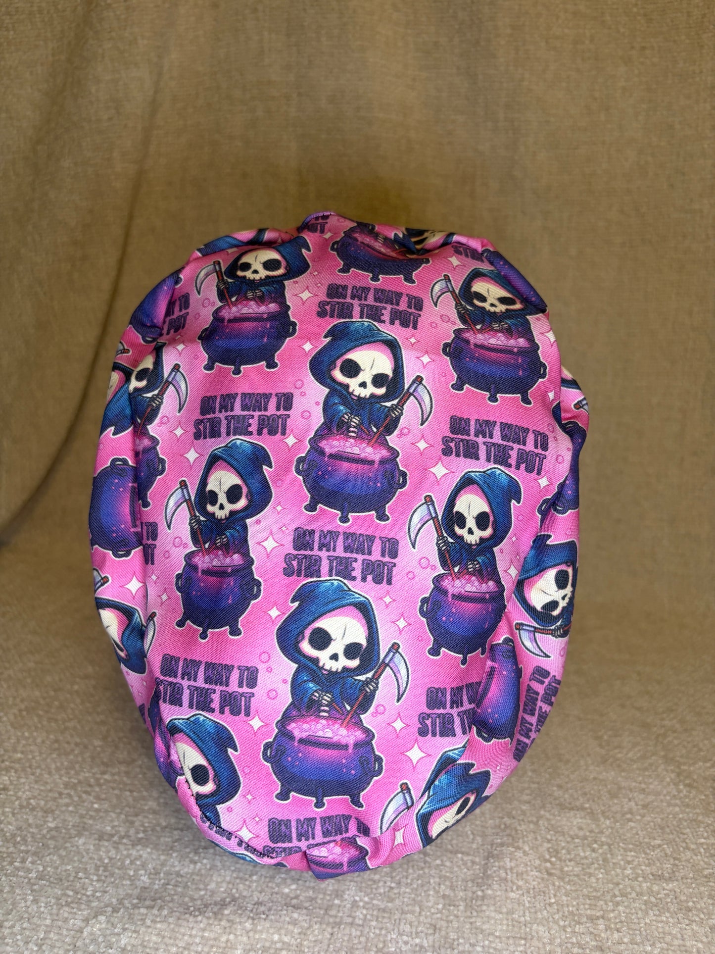 Stir the Pot Grim Reaper Scrub Cap – Euro Style | Capsential Select