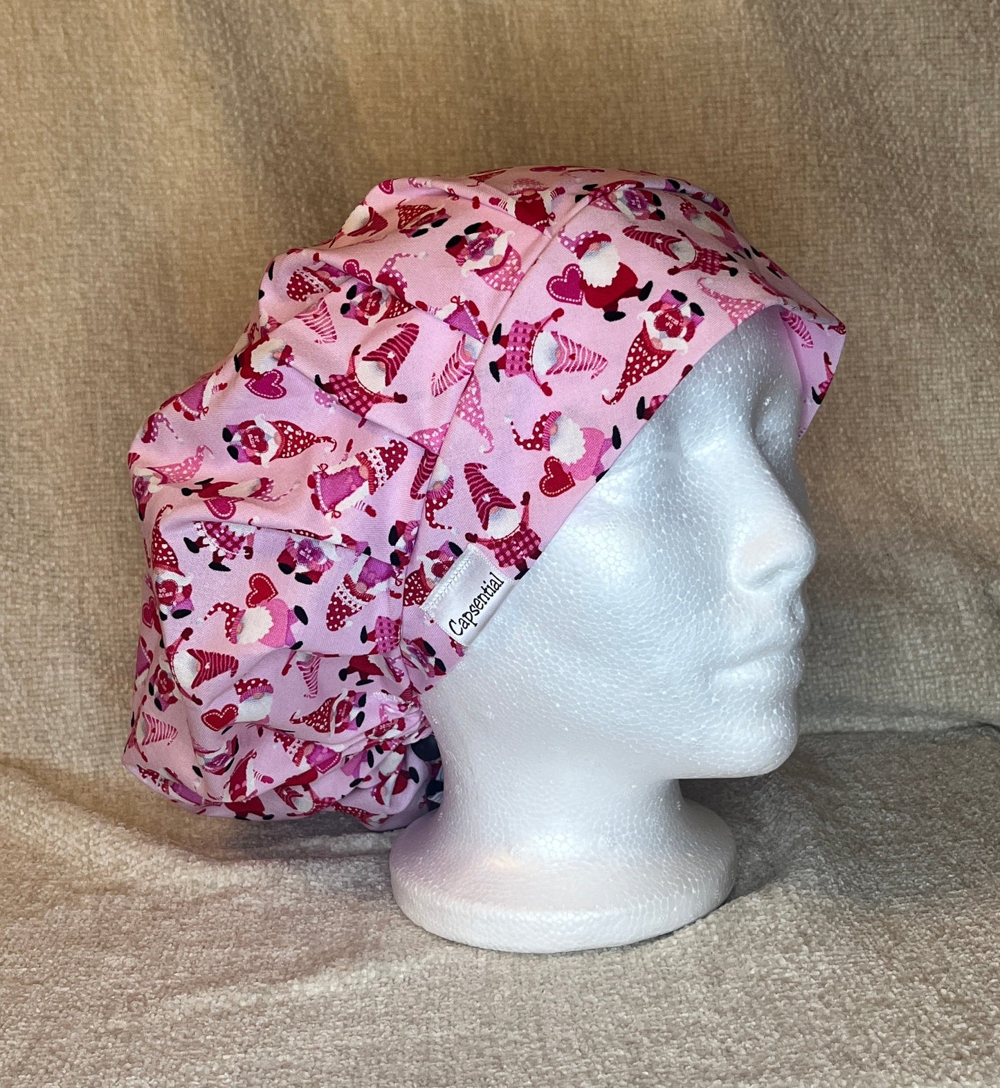 Bouffant/Ponytail: Valentine's Gnomes