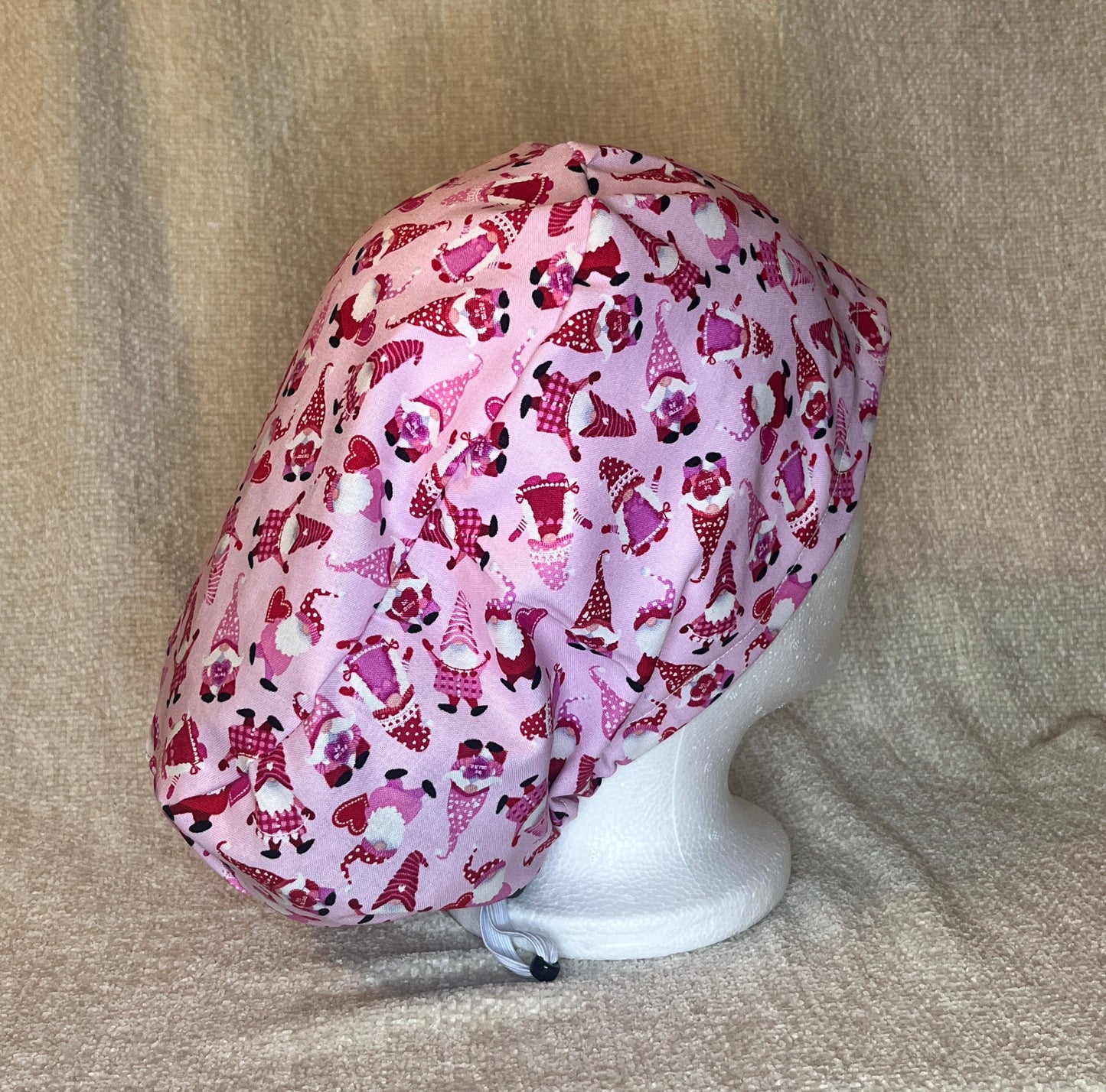 Valentine Gnomes Euro Scrub Cap