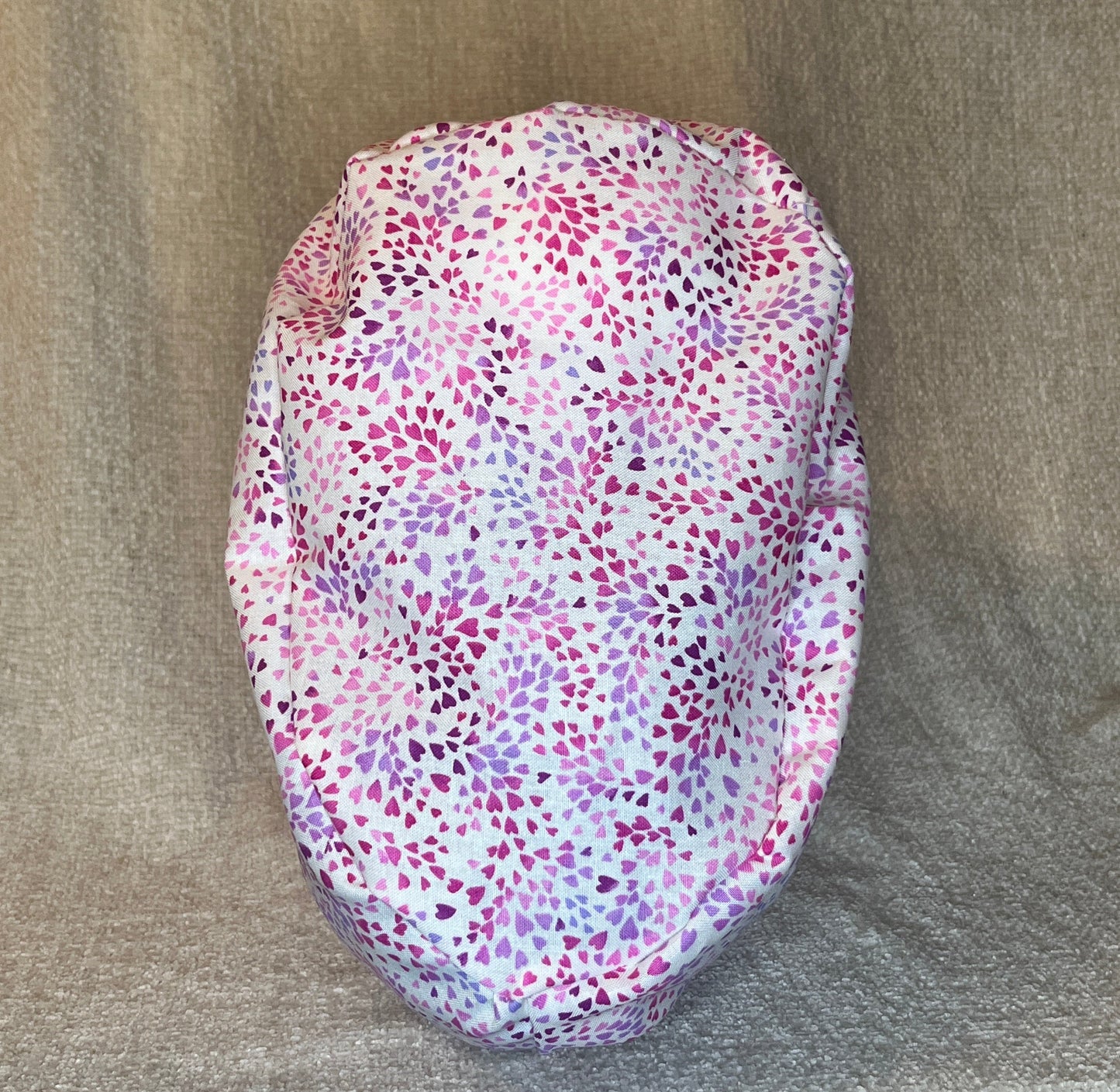 Mini Hearts Euro Scrub Cap