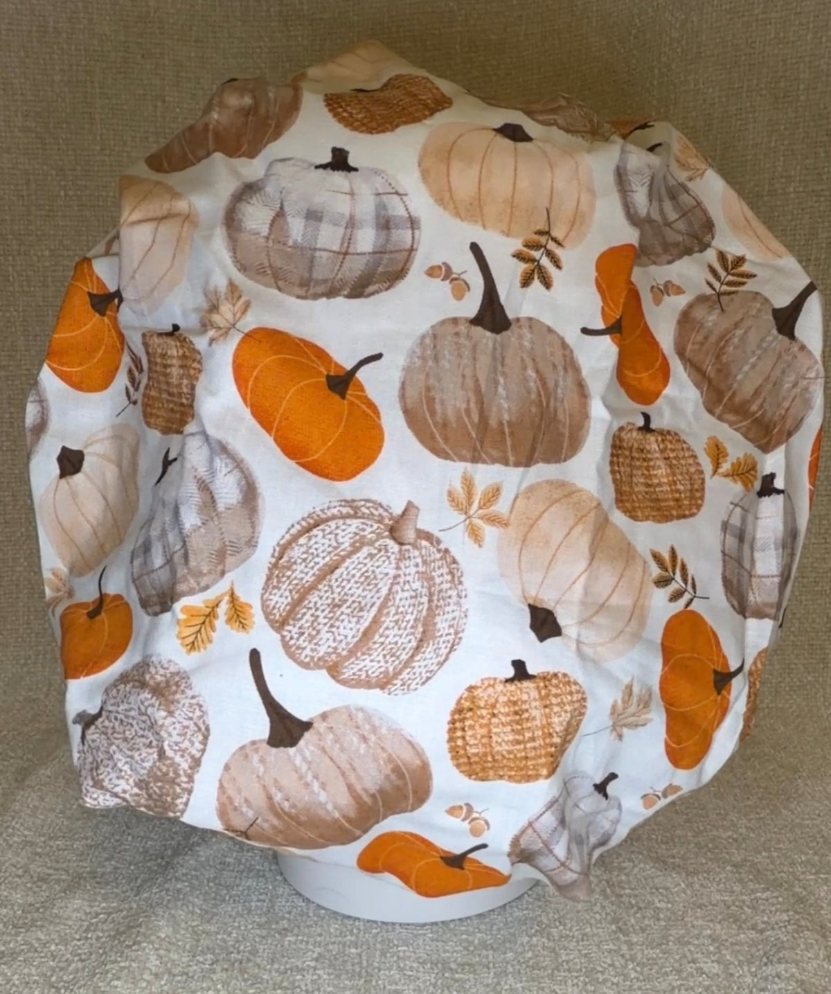 Cozy Pumpkin Patch Bouffant Scrub Cap | Capsential Scrub Caps